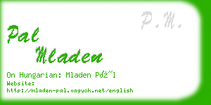 pal mladen business card